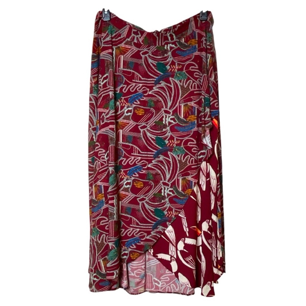 FARM Rio Colorful Abstract Maxi Skirt - Picture 3 of 7